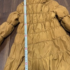 AIMABLE Aライン中綿ジャケット コート キャメル 140cm アウターの画像