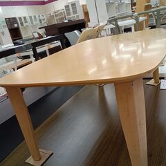リユースのサカイ栃木店★ジモティ割あり★  テーブル ライトブラウン W90×D60×H35 クリーニング済み TC11659の画像