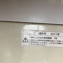 パナソニック　洗濯機　5K　2011年製の画像