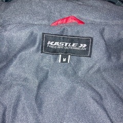 KASTLE赤スキーウェアMサイズの画像