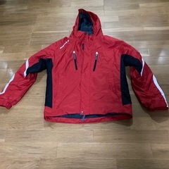 KASTLE赤スキーウェアMサイズの画像