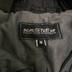 KASTLE赤スキーウェアMサイズの画像