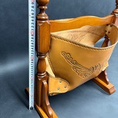 横浜ダニエル　レザー ブックラック　オーダー品の画像