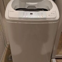 洗濯機 ハイアール 5kg 一人暮らし 2015年製 11/21.23.24の画像