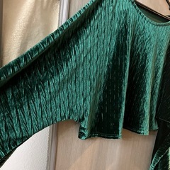美品　ベロアトップスの画像