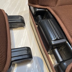 【チャイルドシート】【ブラウン】【LEAMAN】※少しシミあり★クリーニング済み【管理番号1120】野の画像