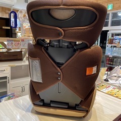 【チャイルドシート】【ブラウン】【LEAMAN】※少しシミあり★クリーニング済み【管理番号1120】野の画像