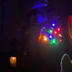 クリスマス　置物　くま　飾りの画像