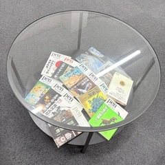 IKEA ガラステーブル　センターテーブルの画像