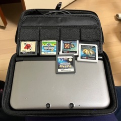 Nintendo 3DSとソフト5本の画像