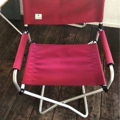 スノーピーク折りたたみテーブルと椅子のセットの画像