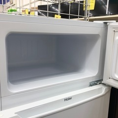 【ドリーム川西店御来店限定】 ☆ジモティー見たよ♪割引☆ハイアール　2ドア冷蔵庫　2019年製　クリーニング済み【2125560000032854】の画像