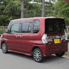 車検２年付き　タントカスタム　新型600系　最高級　最上級　カスタムＲＳターボ　両側電動パワスラ　低燃費　広い　自動ブレーキ　ＴＶ　Ｂカメラの画像