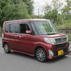 車検２年付き　タントカスタム　新型600系　最高級　最上級　カスタムＲＳターボ　両側電動パワスラ　低燃費　広い　自動ブレーキ　ＴＶ　Ｂカメラの画像