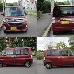 車検２年付き　タントカスタム　新型600系　最高級　最上級　カスタムＲＳターボ　両側電動パワスラ　低燃費　広い　自動ブレーキ　ＴＶ　Ｂカメラの画像