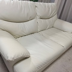 無料⭐︎ニトリ　2人がけソファ（定型文NG！文章をよく読んで日時確認してからメッセージお願いします。）の画像