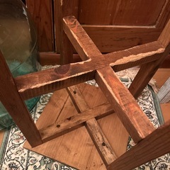 差し上げます　スツール　椅子いすイスアンティークヴィンテージ花台インテリアフレンチナチュラルカントリーシャビーの画像