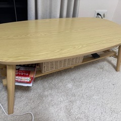 無料⭐︎
ニトリ　折りたたみテーブル（定型文NG！文章をよく読んで受け取り日時確認後にメッセージお願いします）の画像