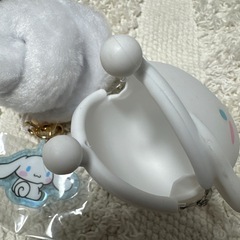 シナモロールキーホルダー、ミニがま口財布の画像