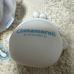 シナモロールキーホルダー、ミニがま口財布の画像