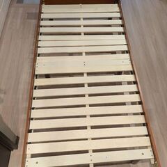 ニトリ　すのこベッド　マットレス付きの画像