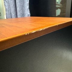 【中古】デスクワゴン 木製 高さ58cm 3段 キャスター付きの画像