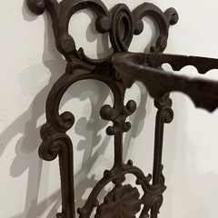 什器 アンティーク植木鉢入れ植物の画像