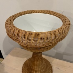 ディスプレイ観葉植物ドライフラワー籠の画像