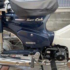 武川ボアアップ済み！カブカスタム　4速セル付き　リアボックス付属　の画像