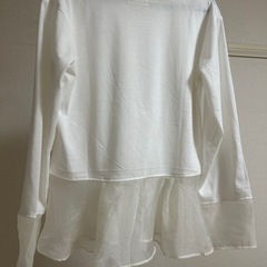 白ブラウス　フリーサイズの画像