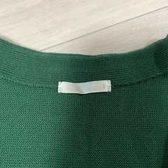 GU カーディガン グリーンの画像
