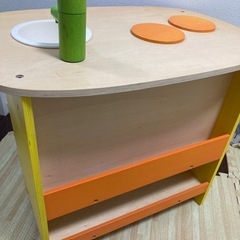 エドインター　木製キッチン　おもちゃ　ままごとの画像