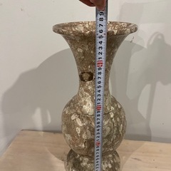 大型　石の花瓶　骨董の画像