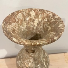 大型　石の花瓶　骨董の画像