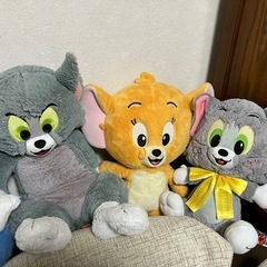 トムとジェリーのぬいぐるみまとめて可愛がってください‼️の画像