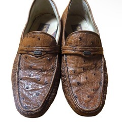 Bally バリー オーストリッチ ビジネスシューズ 革靴 本革 ローファー 6の画像