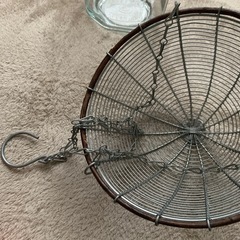 訳あり　ダルトン　クッキージャー　瓶　吊ワイヤーかごの画像