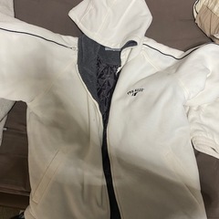 【今夜限定¥3,500)PRO-KEDS フリースパーカー 3L 白 超暖 安曇野・松本即手渡しOKの画像