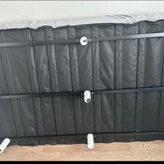 無料　セミダブル　ベッドフレームとマットレス　freeの画像