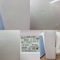 I647 🌈 ジモティー限定価格！ HITACHI 冷蔵庫 (315L) 3ドア ⭐ 動作確認済 ⭐ クリーニング済の画像