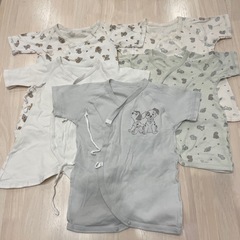 新生児　コンビ肌着　5枚　サイズ50-60の画像
