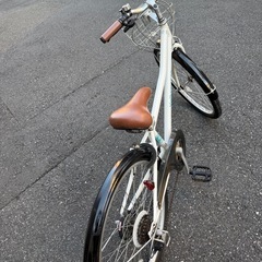 24型 子供　キッズ　自転車 Volkswagen 白　シティの画像