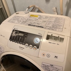 【お取引中】ドラム式洗濯機 hitachi BD-V1500　の画像