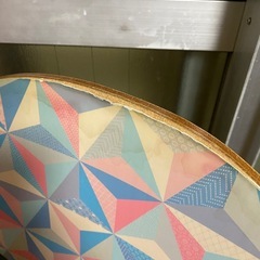 パステルカラー ダイニングチェア アイアン キッズの画像