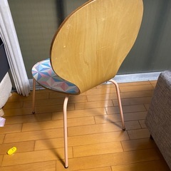 パステルカラー ダイニングチェア アイアン キッズの画像