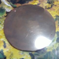 藤原重義！作の装飾・銀製のプレート・作品「鶴の舞」素晴らしい重厚感が有ります。の画像