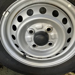 ハイゼット用タイヤホイールセット純正の画像