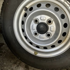 ハイゼット用タイヤホイールセット純正の画像