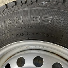 ハイゼット用タイヤホイールセット純正の画像