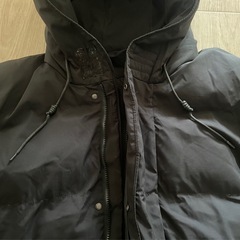 値下げ！ダウンジャケット XL ブラック 着丈85cmの画像